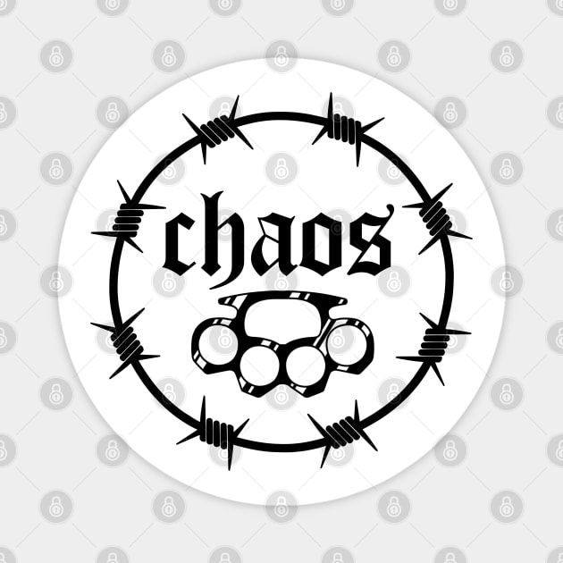 Chaos Brass knuckles Magnet by Smurnov